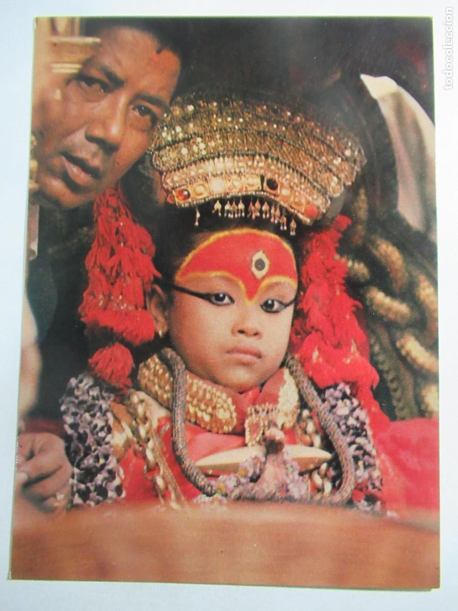 Postales: India - Kumari (Living Goddess - S/C