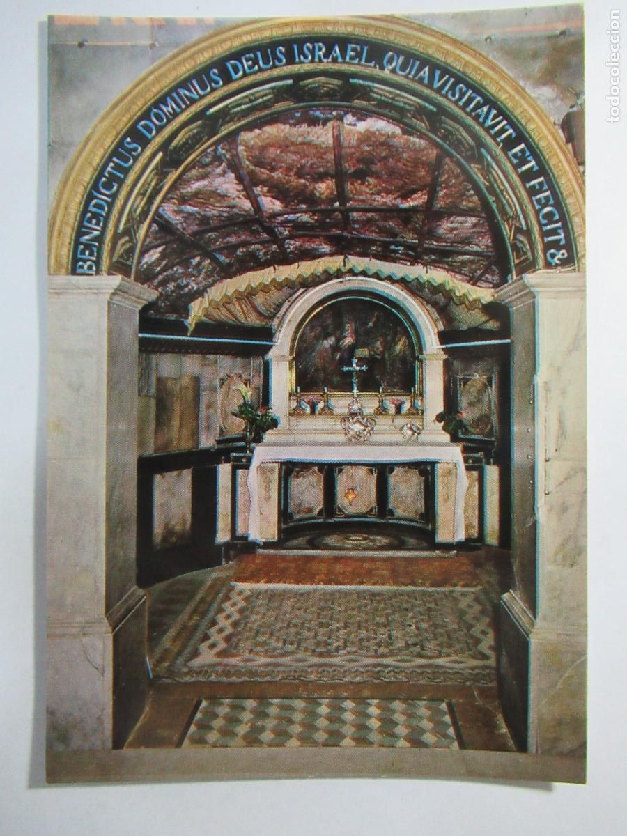 Postales: Jerusal&eacute;n / Jerusalem - Ein Karem, Church of St. John the Baptist (Crypt) - S/C