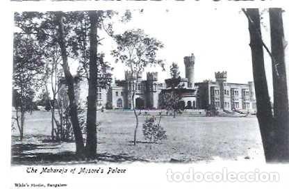 Postales: India & El Palacio del Maharaj&aacute; de Mysore, Ed. Wiele Studio, Bangalore, Porto Portugal 1915 (2655)