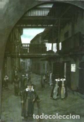 Postales: Israel ++ & Postale, Tel Aviv, Beth Hatefutsoth, Museo Jud&iacute;o, Calle Jud&iacute;a en Lublin, Polonia (15478)