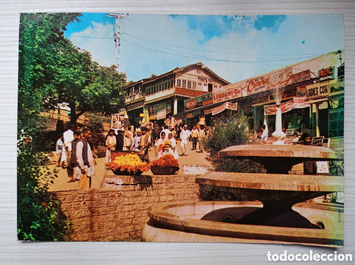 Postales: Antigua postal Pakistan murree the mall shops livly street types ethnics folk clothes