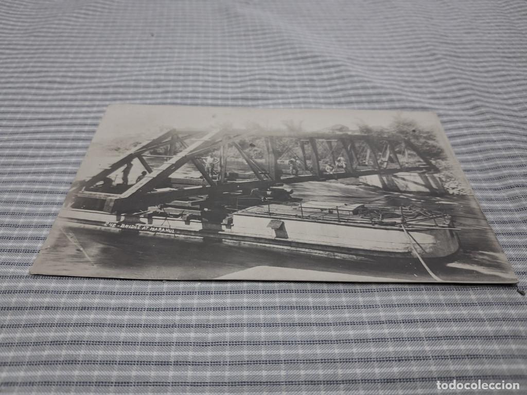 Postales: Postal antigua Filipinas. Marahui. Bridge