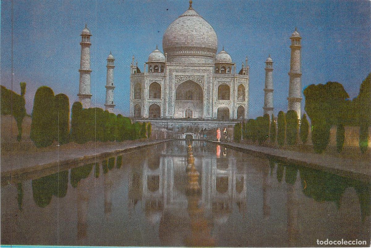 Postales: Postal del Taj Mahal en Agra, India