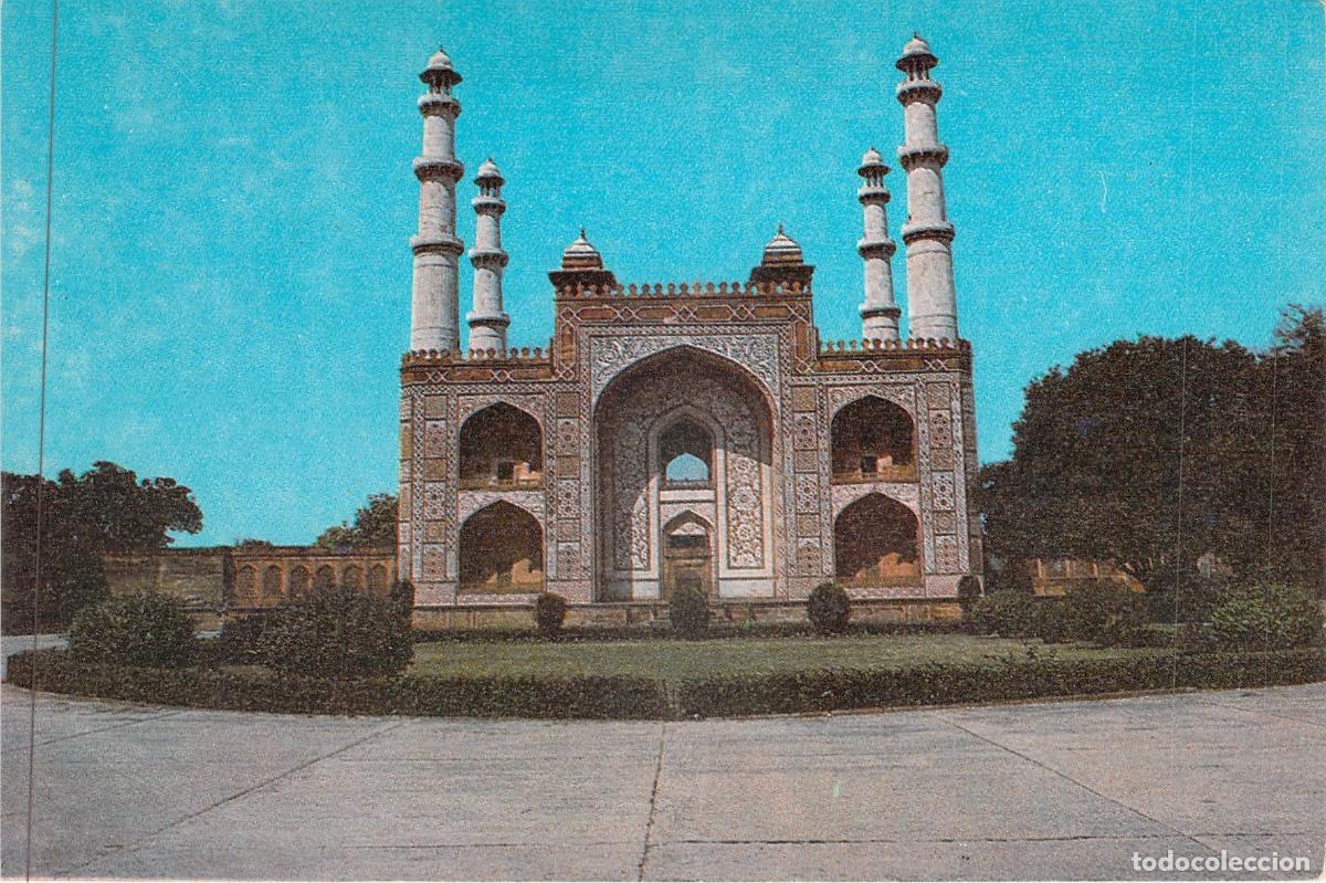 Postales: Postal de la Tumba de Akbar en Sikandra, Agra, India