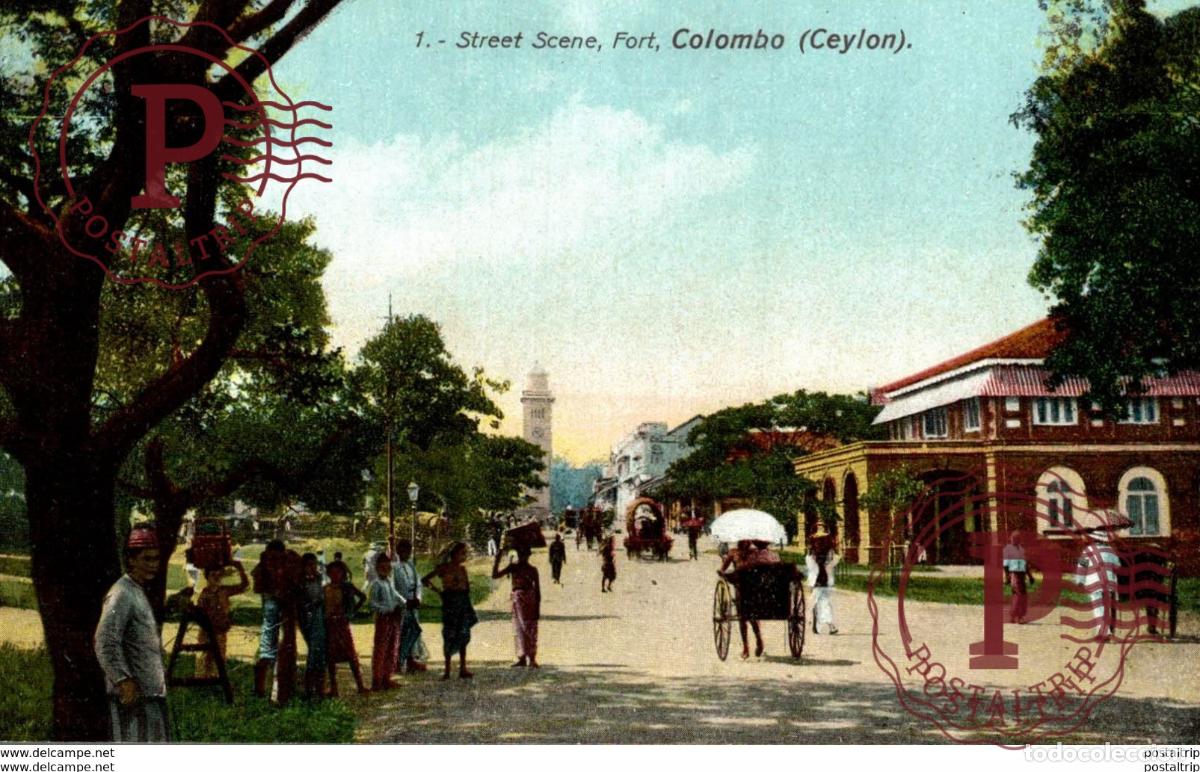 Postales: STREET SCENE FORT COLOMBO SRI LANKA. CEYLON CEYLAN