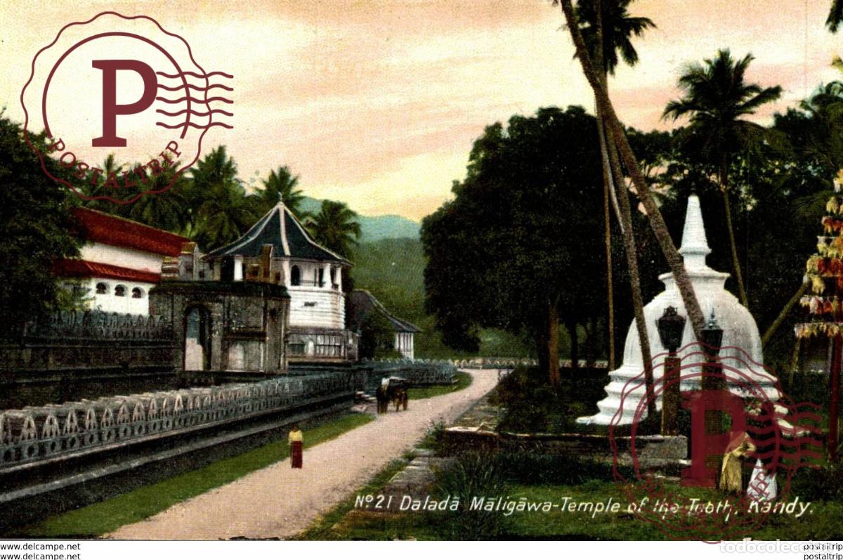 Cartoline: Kandy Dalada Maligawa Temple SRI LANKA . CEYLON CEYLAN
