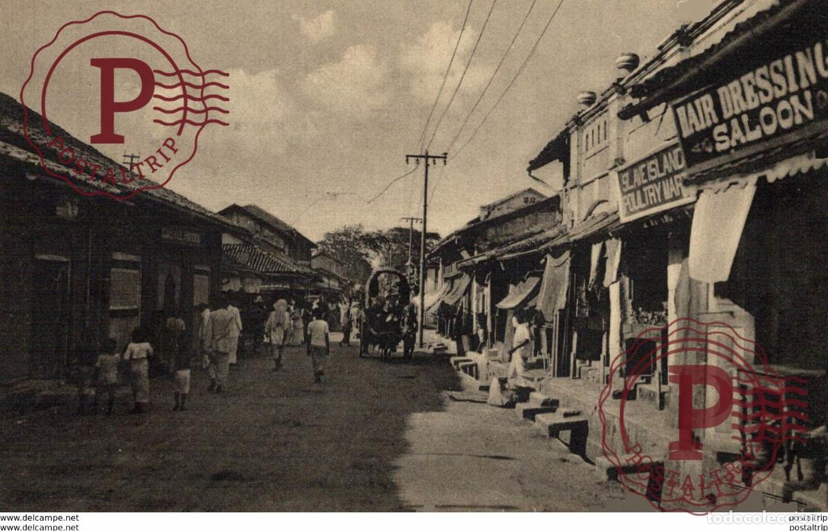 Cartes Postales: SRI LANKA CEYLON. Colombo, The Native Quarter, Slave Island