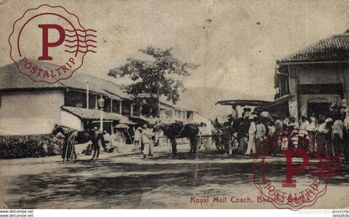 Postales: SRI LANKA CEYLON. BADULLA Royal Mail Coach