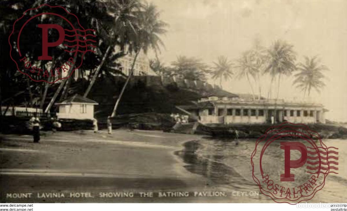 Postales: SRI LANKA CEYLON. MOUNT LAVINIA SHOWING THE BATHING PAVILION