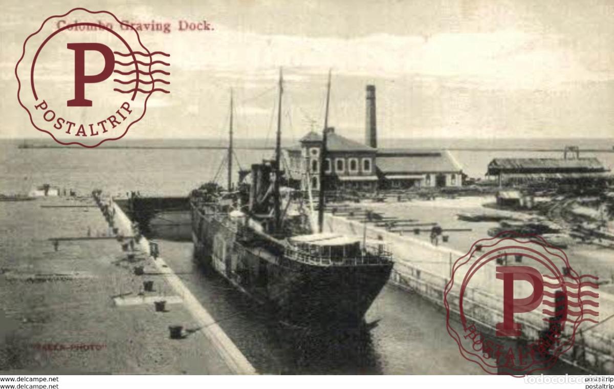 Postales: SRI LANKA CEYLON. COLOMBO GRAVING DOCK