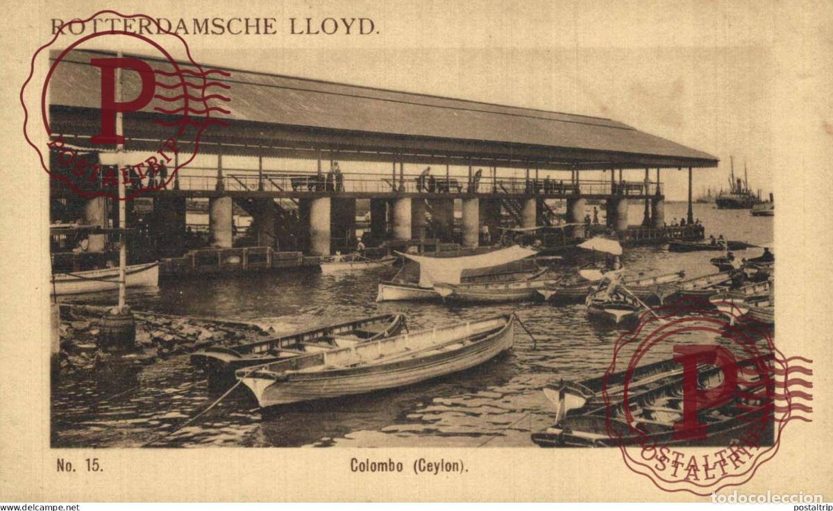 Postales: SRI LANKA. CEYLON. ROTTERDAMSCHE LLOYD COLOMBO