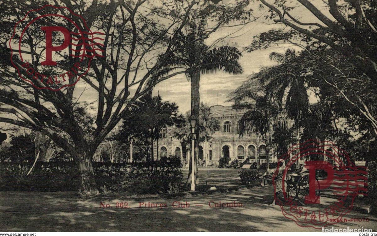 Postales: SRI LANKA CEYLON. PRINCES CLUB. COLOMBO