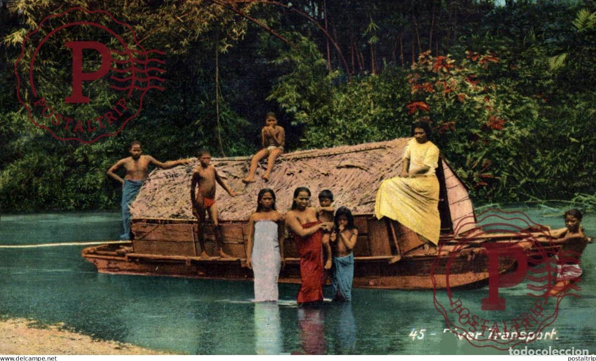 Postales: SRI LANKA. CEYLON. River Transport
