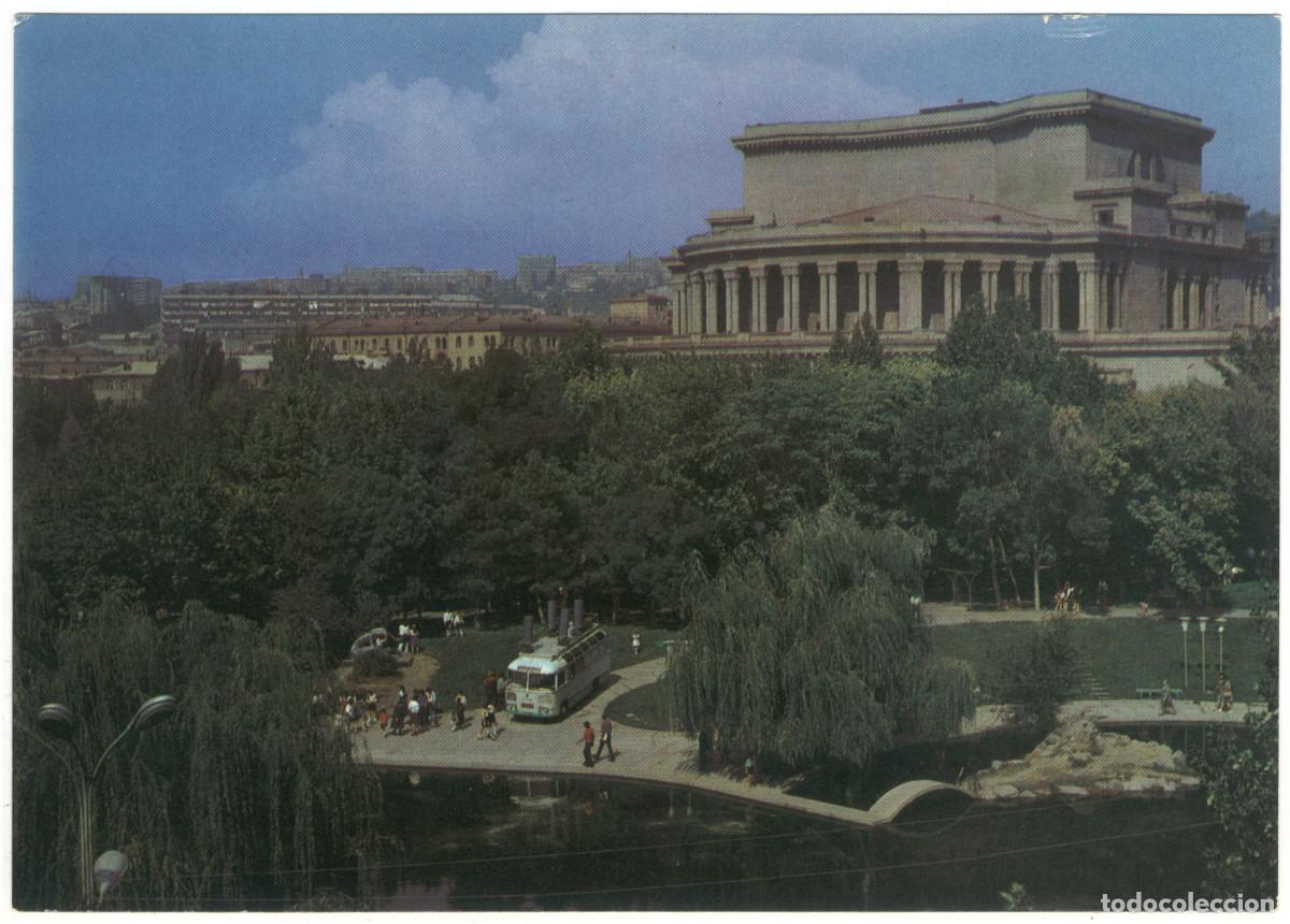 Postales: YEREVAN_Teatr Operi i Baleta Imeni A. A. Spendnarova / Teatros URSS (Armenia)