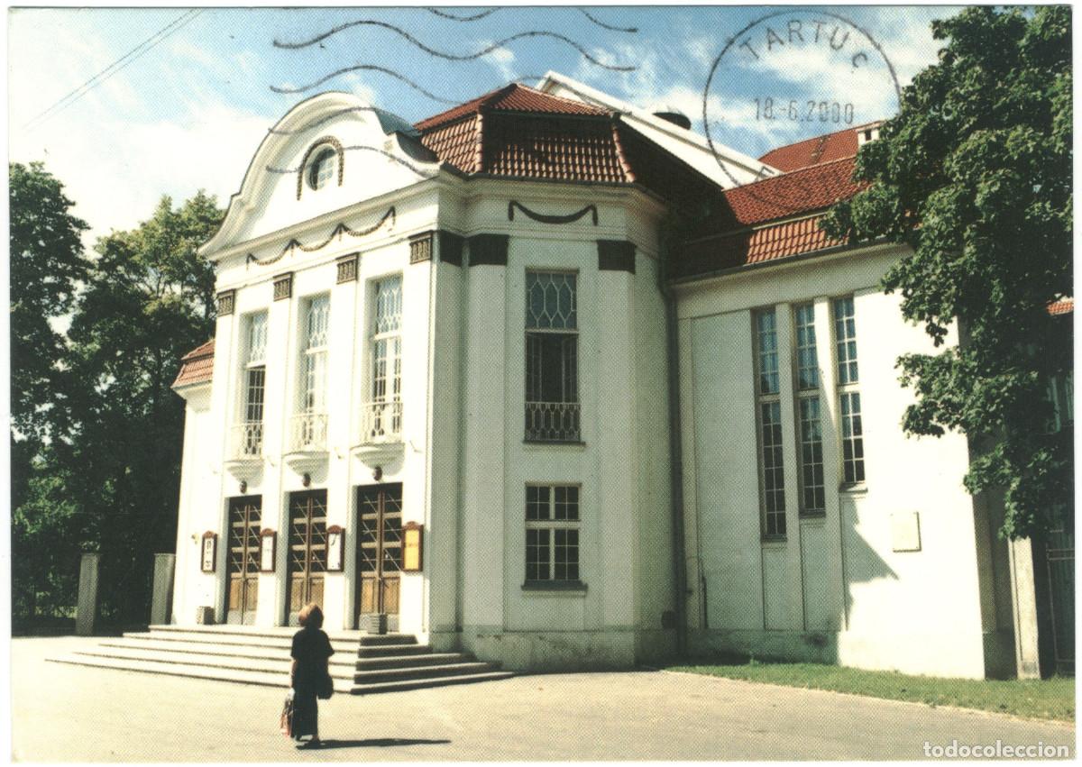 Postales: TARTU_Teater Vanemuine (old). Tartu Postkont&oacute;r, TaP 112 / Arquitectura Teatros URSS (Estonia)