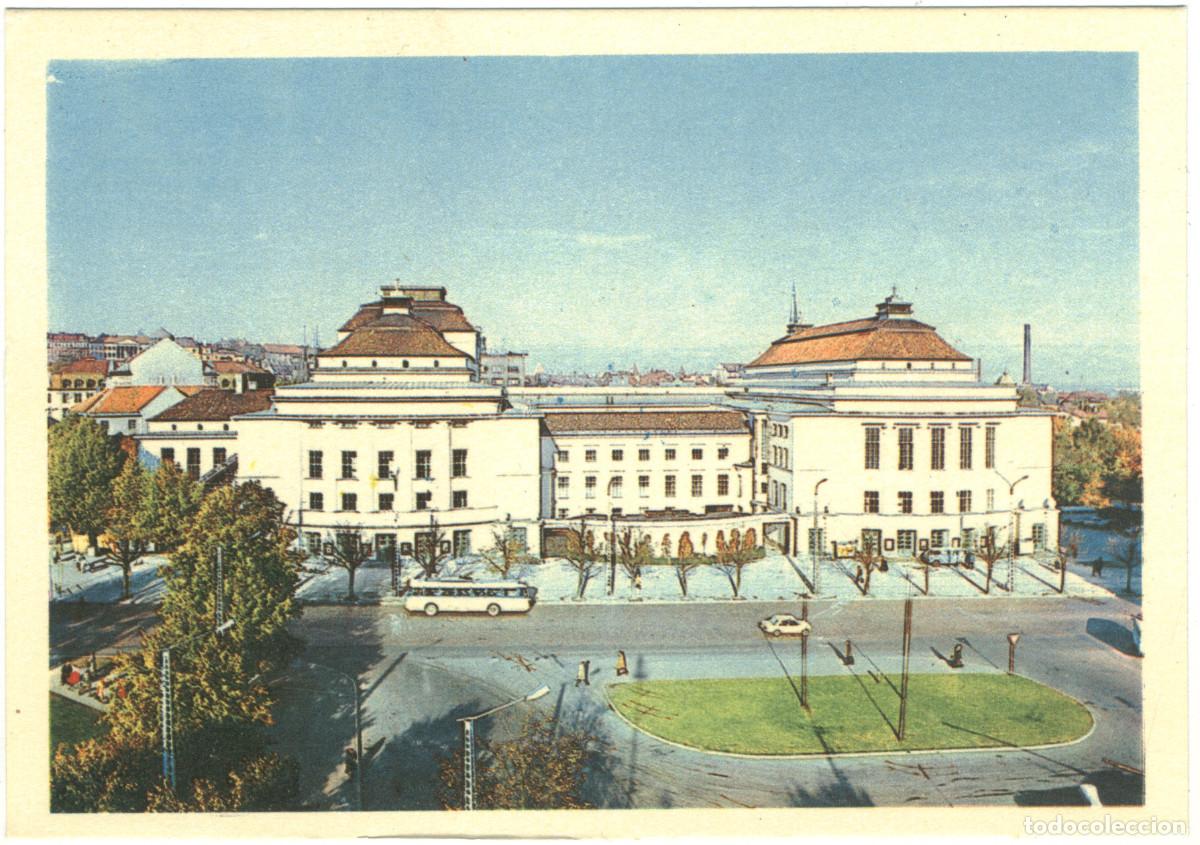 Postkarten: TALLINN_ Akademigeskiy Teatr Operi I Baleta Estonia. Eesti Raa / Arquitectura Teatros URSS (Estonia)