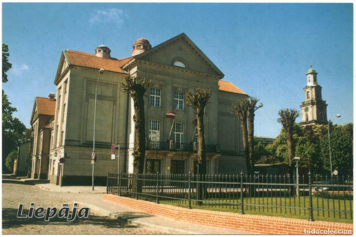Postales: LIEPAJA_Teatris _Aga. Photo Ainars Luters / Arquitectura Teatros URSS (Letonia)