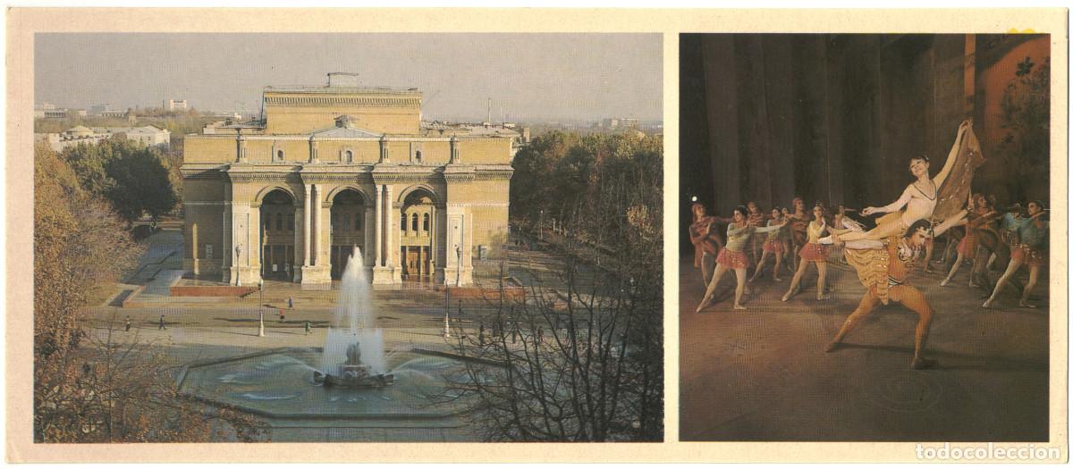 Postales: TASHKENT_Bolshoi teatr im. A. Navoi / Arquitectura Teatros Uzbekist&aacute;n