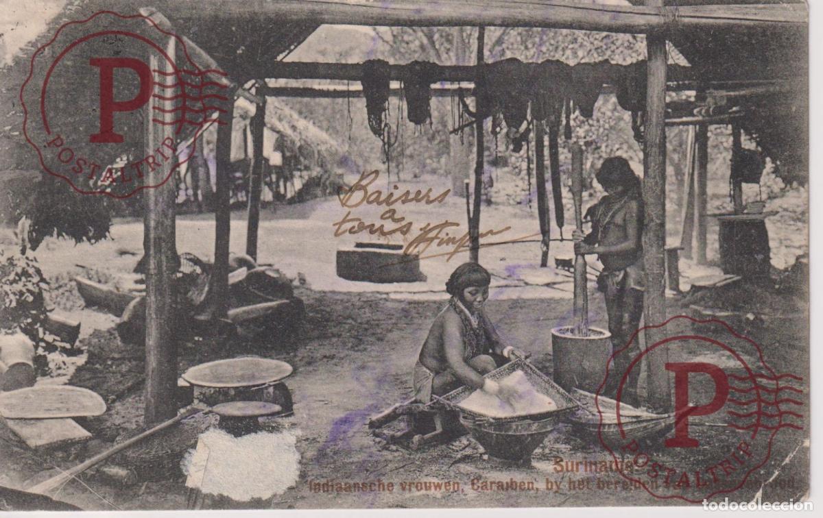 Postales: INDONESIA. SURINAME. INDIAANSCHE VROUWEN CARAIBEN . INDIENNES CARAIBES.