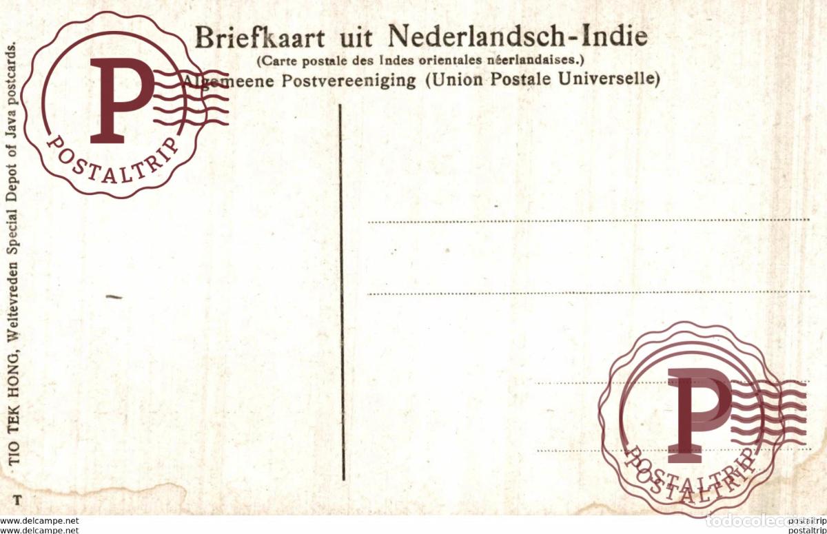 Postales: INDONESIA. MAKER WAJANGPOPPEN - Foto 2