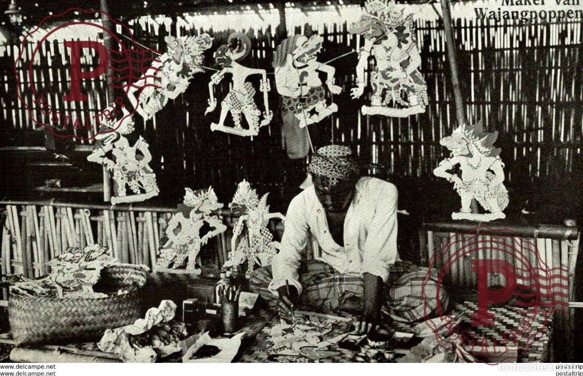 Postales: INDONESIA. MAKER WAJANGPOPPEN