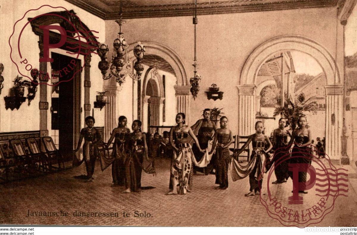 Postales: INDONESIE INDONESIA. JAVAANSCHE DANSERESSEN TE SOLO