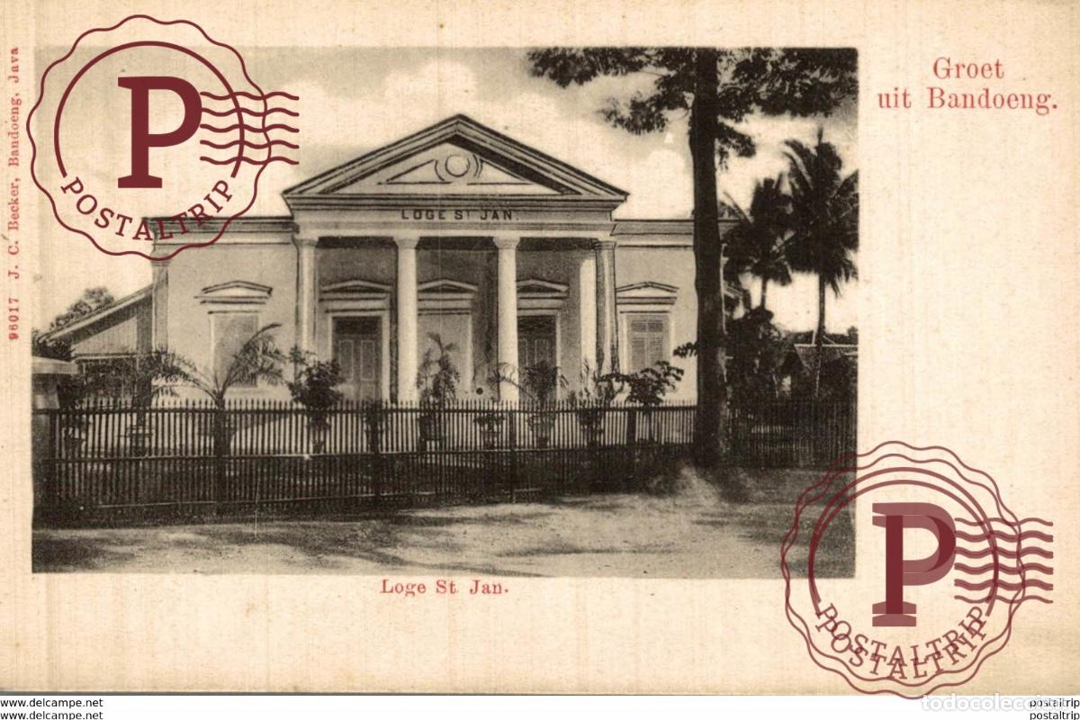 Postales: INDONESIE INDONESIA. GROET UIT BANDOENG. LOGE ST JAN