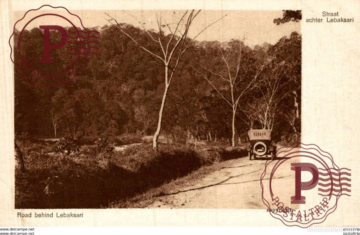 Postales: INDONESIE INDONESIA. Straat achter Lebaksari