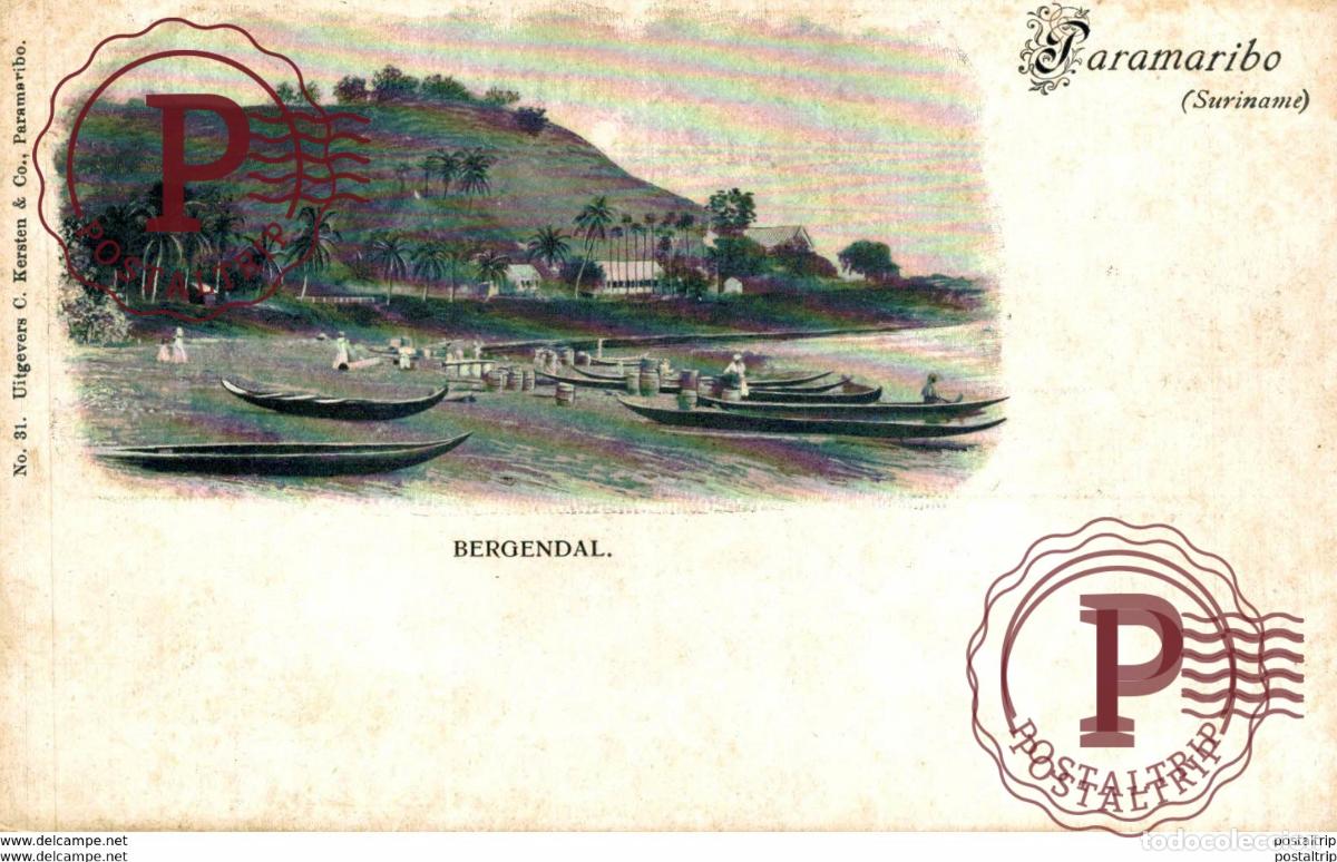 Postales: SURINAM SURINAME PARAMARIBO BERGENDAL