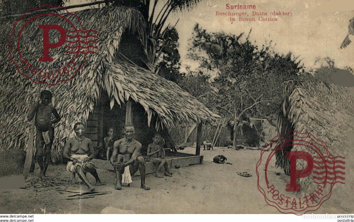 Postales: BOSCHNEGER DATRA DOKTER IN BOVEN COTTICA SURINAM SURINAME
