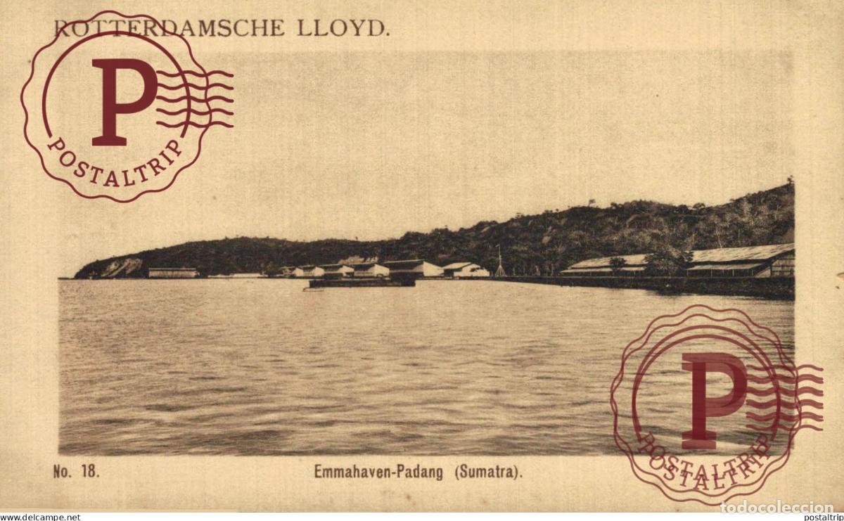 Postales: INDONESIA. ROTTERDAMSCHE LLOYD Emmahaven-Padang