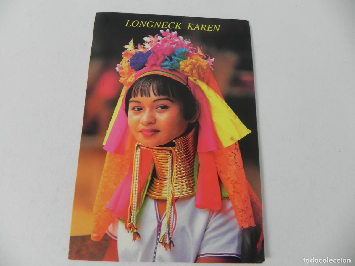 Postales: Postal Etnogr&aacute;fica De Tailandia - Mujer Karen (Long Neck Karen) - Edita Good View Arts (Ref. G.430)