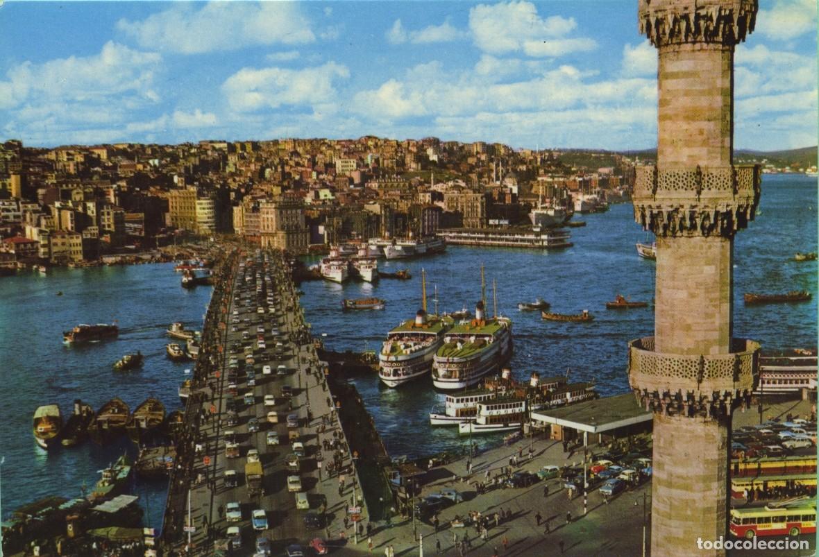 Postales: N&ordm; C-279-ESTAMBUL. Turqu&iacute;a. Puente de G&aacute;lata. Sin circular