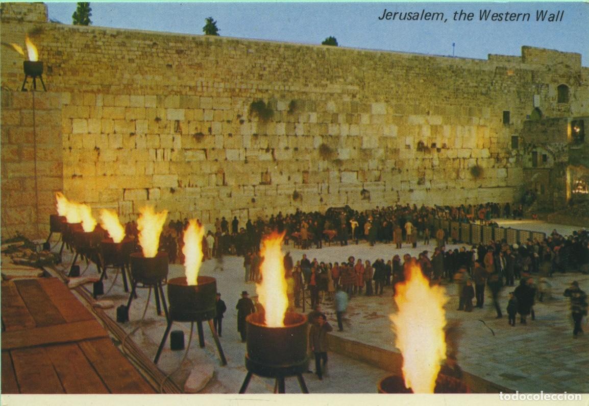 Postales: N&ordm; 3002-JERUSALEM. La muralla oeste. Sin circular. ED. PALPHOT