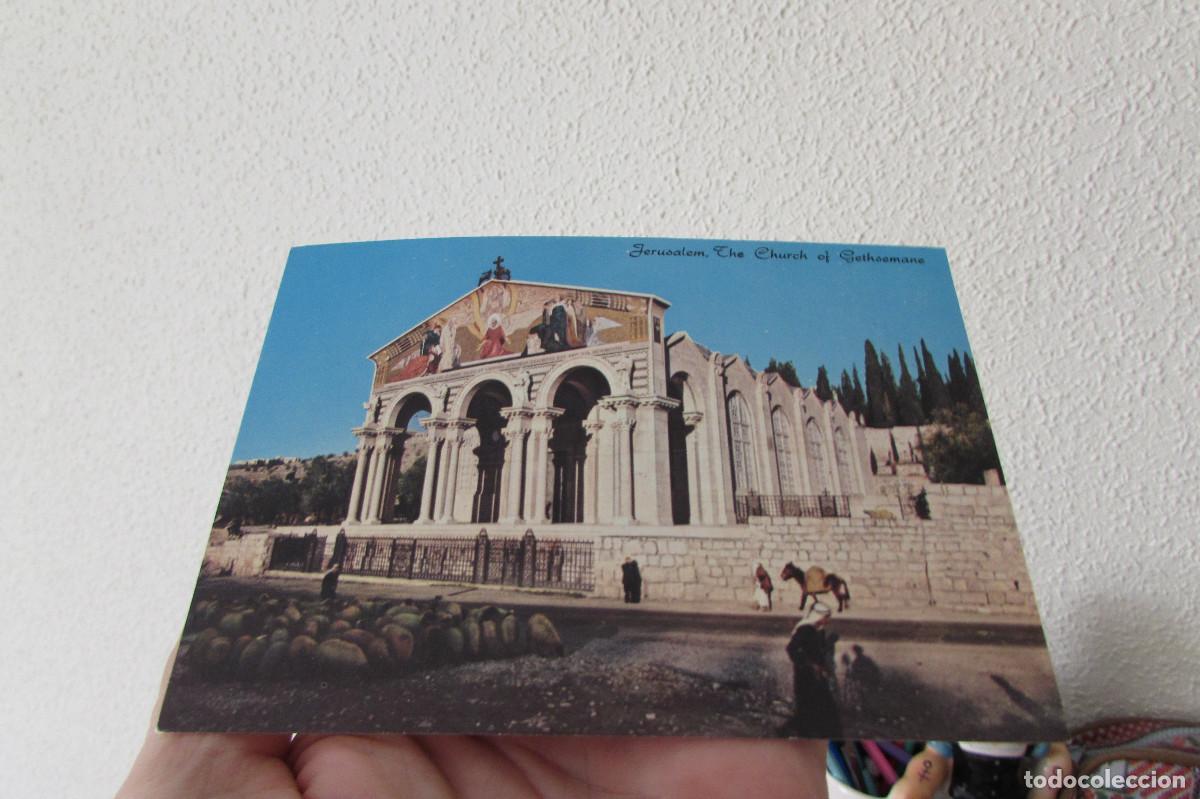 Postales: PRECIOSA POSTAL DE JERUSALEM THE CHURCH OF GETHSEMANE ESCRITA A&Ntilde;O 1977