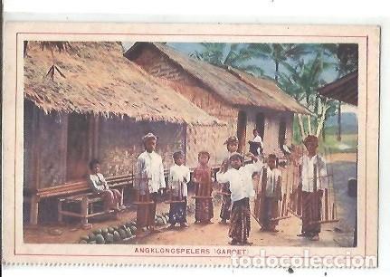 Postales: ANTIGUA POSTAL ANGKLONGSPELERS GAROET KONINKLIJKE PAKETVAART MAATSCHAPPIJ GARUT ISLA DE JAVA