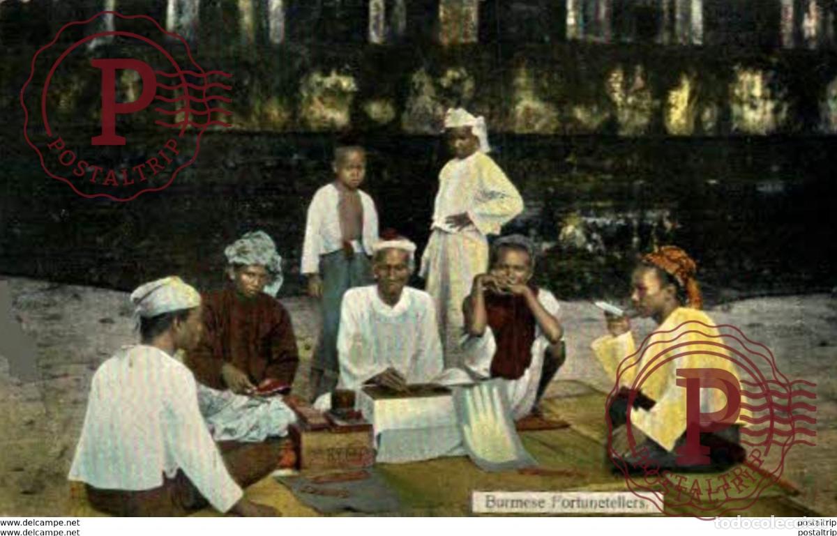 Postales: BIRMANIA BURMA MYANMAR. BURMESE FORTUNETELLERS