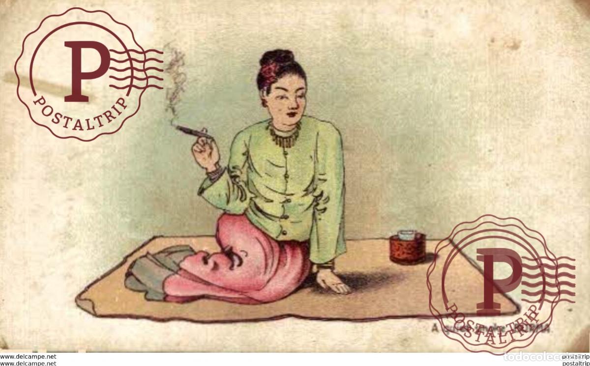 Postales: BIRMANIA BURMA MYANMAR. A QUIET SMOKE BURMA