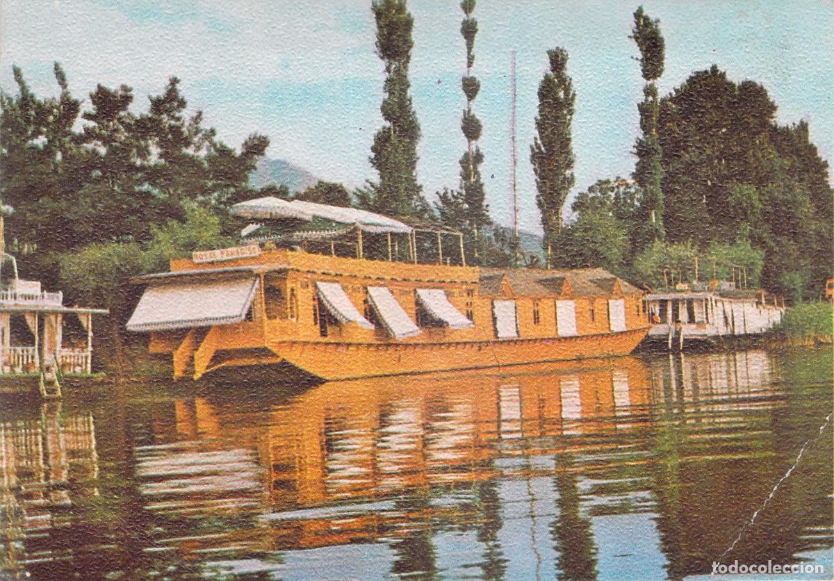 Postales: Postal de Casa Bote en el Lago Nagin, Srinagar, India