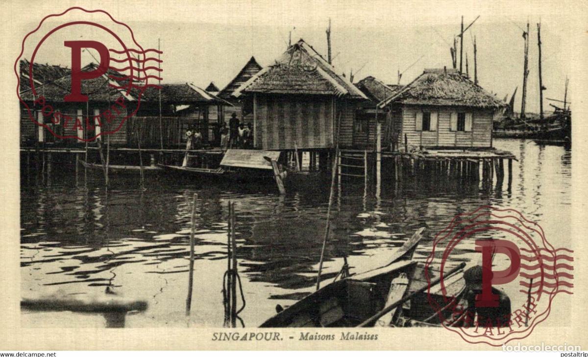 Postales: SINGAPUR SINGAPOUR - Maisons Malaises - Foto 1