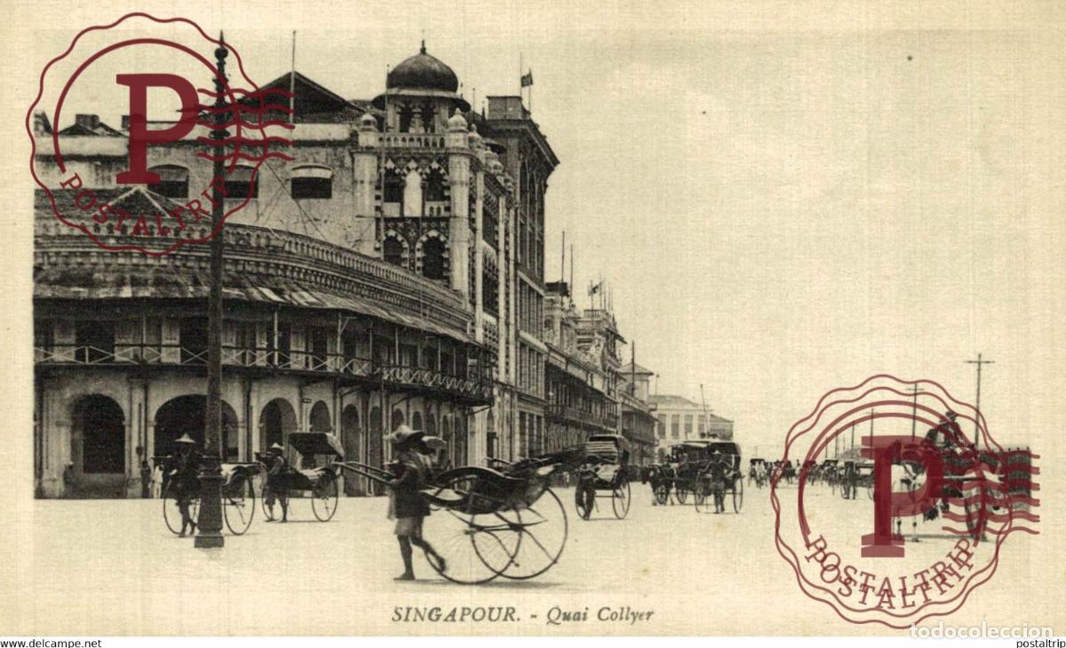 Postales: SINGAPUR SINGAPOUR - QUAI COLLYER