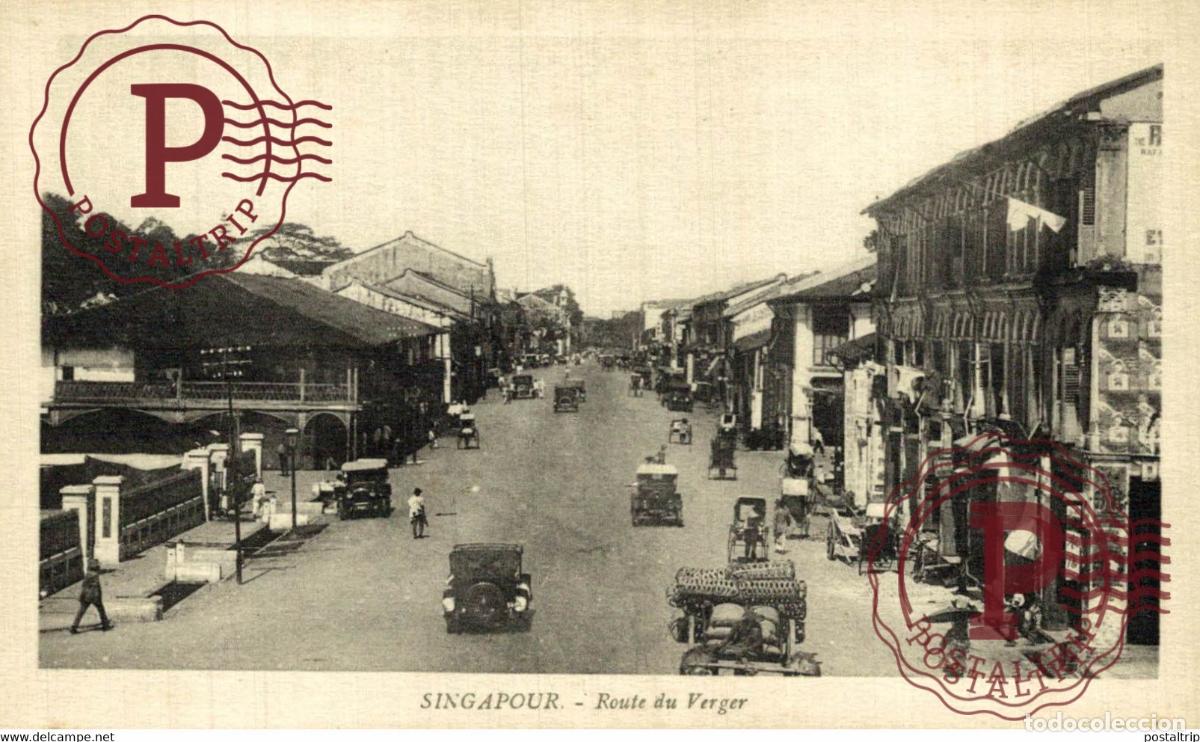 Postales: SINGAPUR SINGAPOUR - ROUTE DU VERGER.