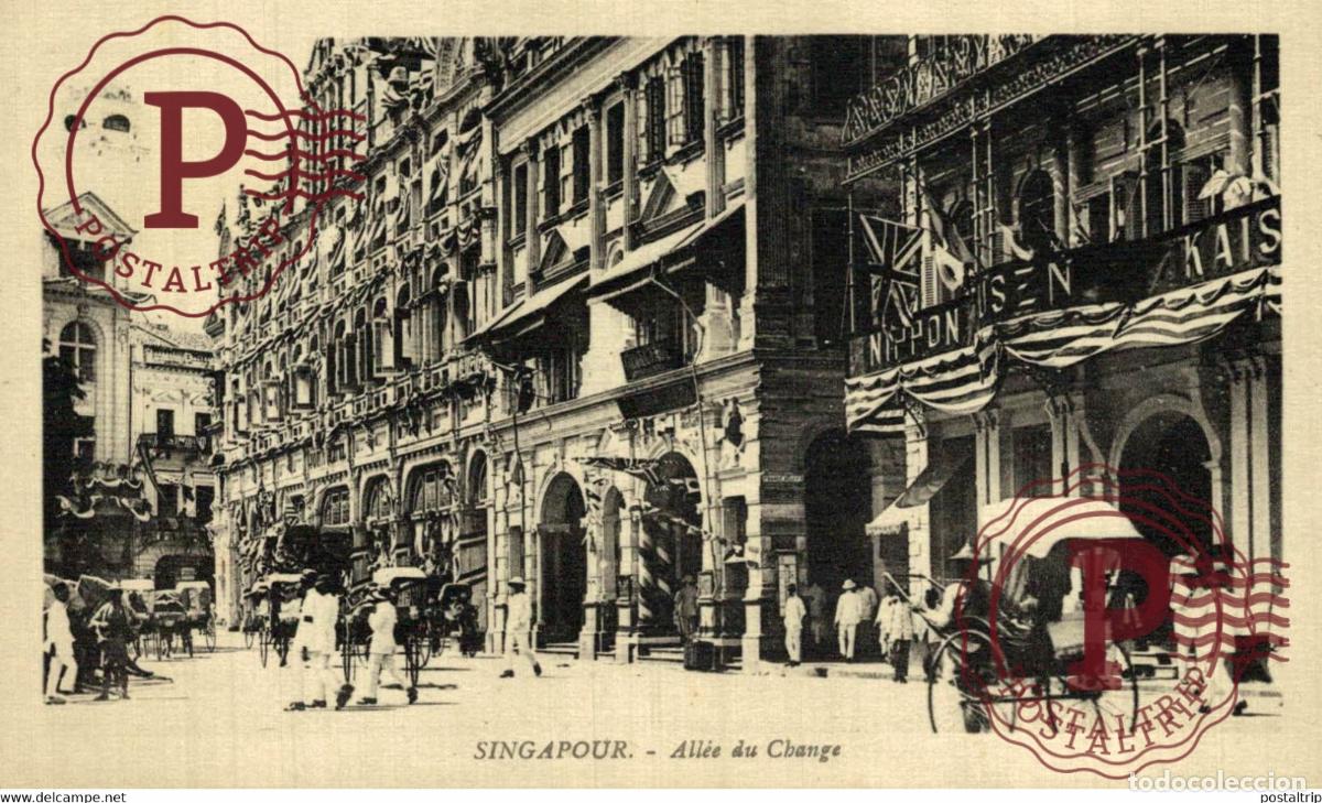 Postales: SINGAPUR SINGAPOUR - All&eacute;e du change