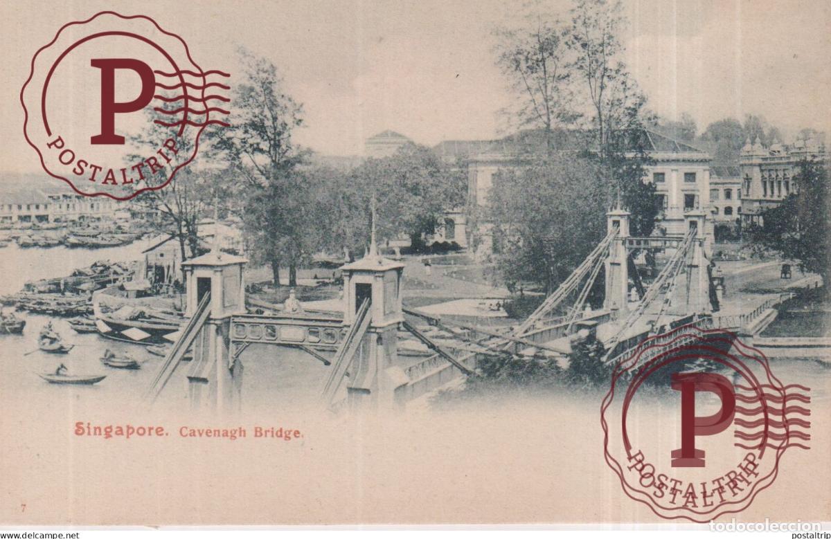 Postales: SINGAPUR SINGAPOUR SINGAPORE. CAVENAGH BRIDGE