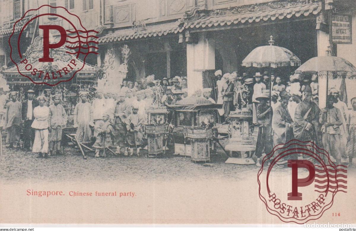 Postales: SINGAPUR SINGAPOUR SINGAPORE. chinese funeral party