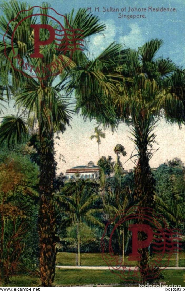 Postales: SINGAPUR. SINGAPORE, SULTAN OF JOHORE RESIDENCE.