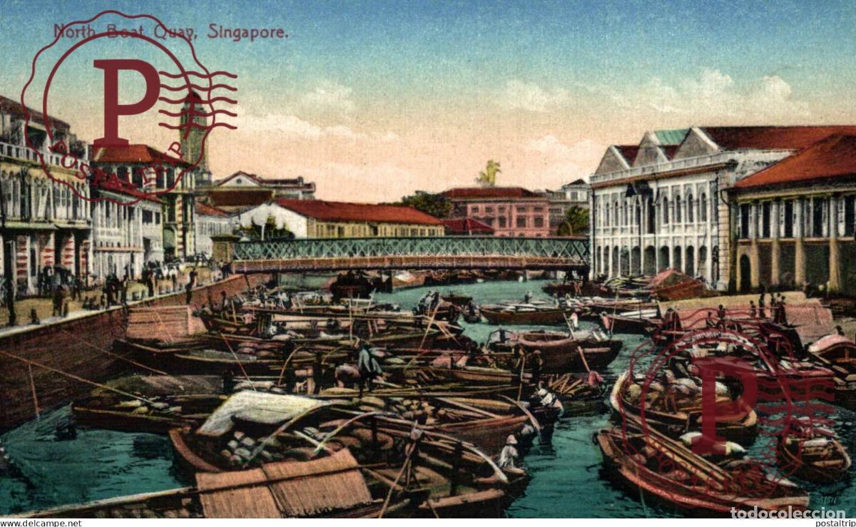 Postales: SINGAPUR. SINGAPORE, North Boat Quay