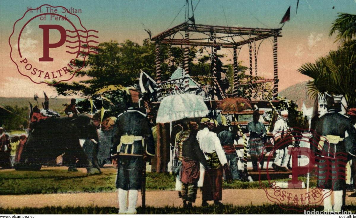 Postales: H.H. THE SULTAN OF PERAK.