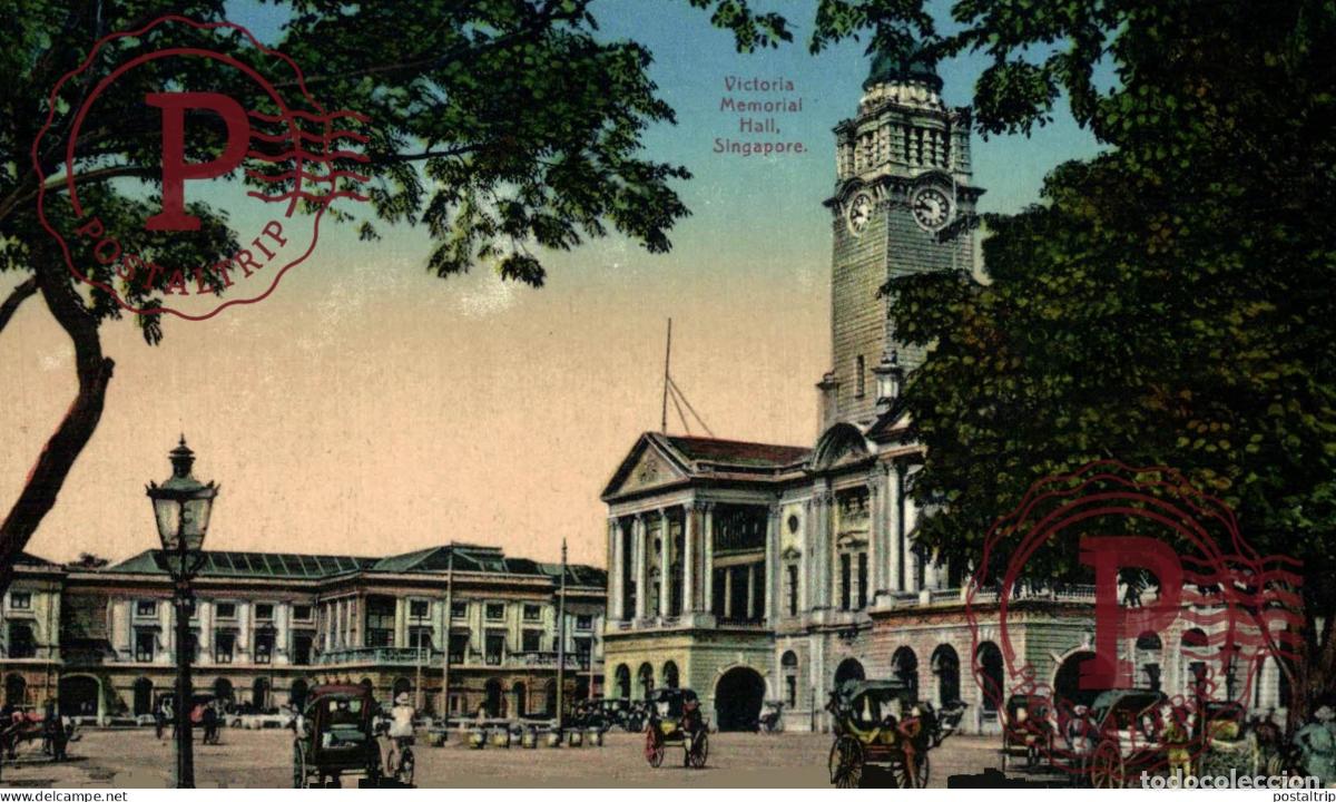 Postales: SINGAPUR. SINGAPORE, VICTORIA MEMORIAL HALL.