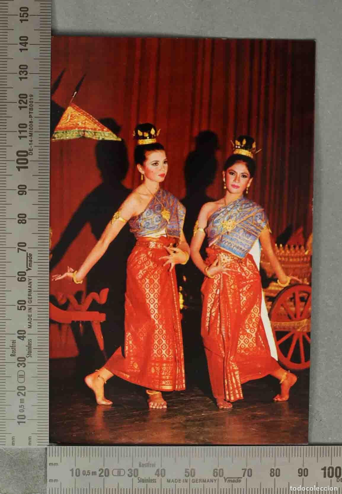 Postales: POSTAL. Thailand - Dancing In Thai Style in Olden Times - Thai Girls Dancing